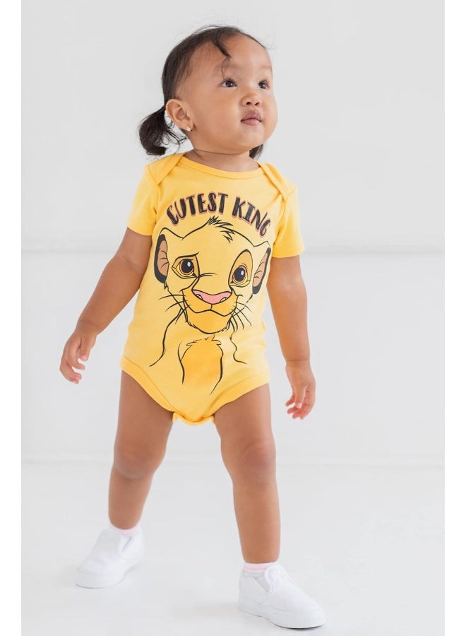 Disney Disney Baby 5 Pack Bodysuits  - Image 2
