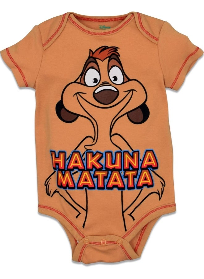Disney Disney Baby 5 Pack Bodysuits  - Image 3