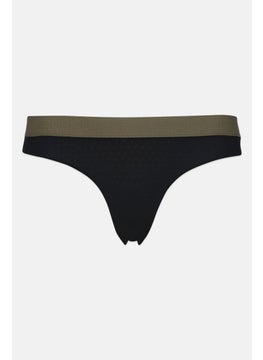 RIP CURL Women Brand Logo Bikini Bottom, Black  - Image 1