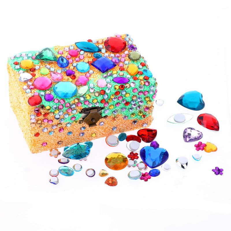 RICHNESS 110pcs Self Adhesive Craft Jewels Jumbo Bling Crystal Gem Stickers Assorted Shapes Colors Rhinestone Stickers for Arts & Crafts Projects - Image 5