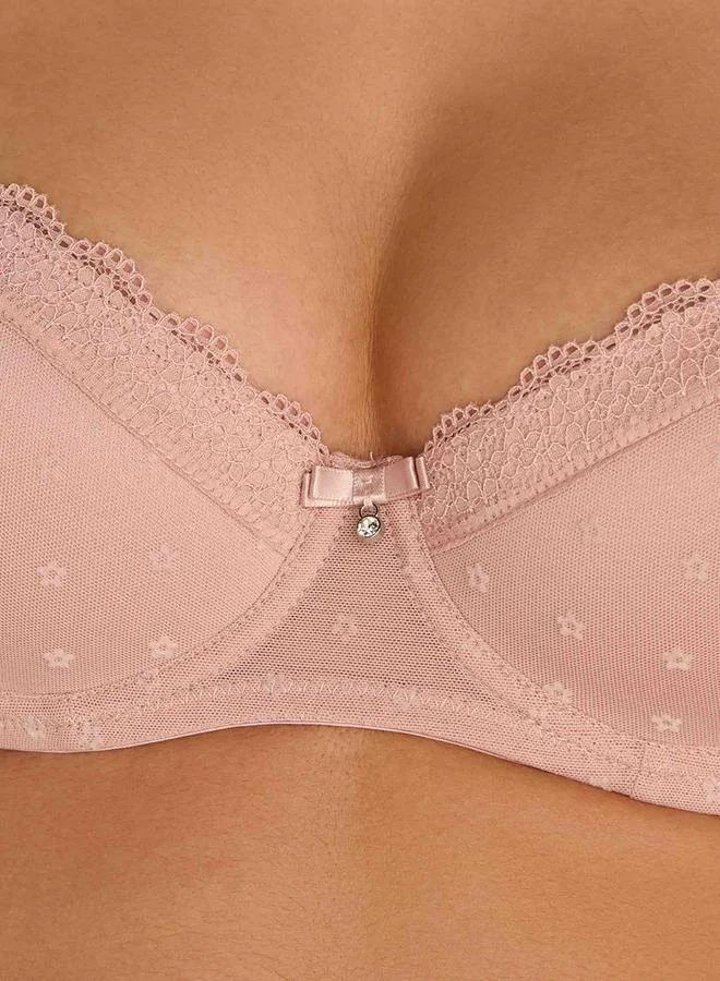 Aadaraya  Embroidered Underwired Bra for Women | Best Price UAE