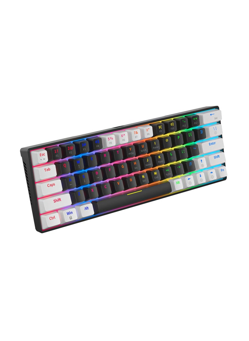 M MIAOYAN - 63-key hybrid light pluggable blue axis computer game mechanical keyboard - Image 1