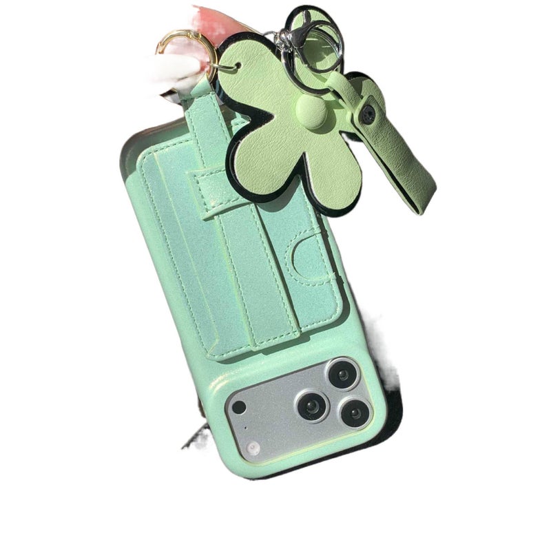 غطاء واقي | مقاوم للصدمات لـ iPhone 17 / 17 Air / 17 Pro / 17 Pro Max | حامل بطاقات | حماية من السقوط | سيليكون - Image 5