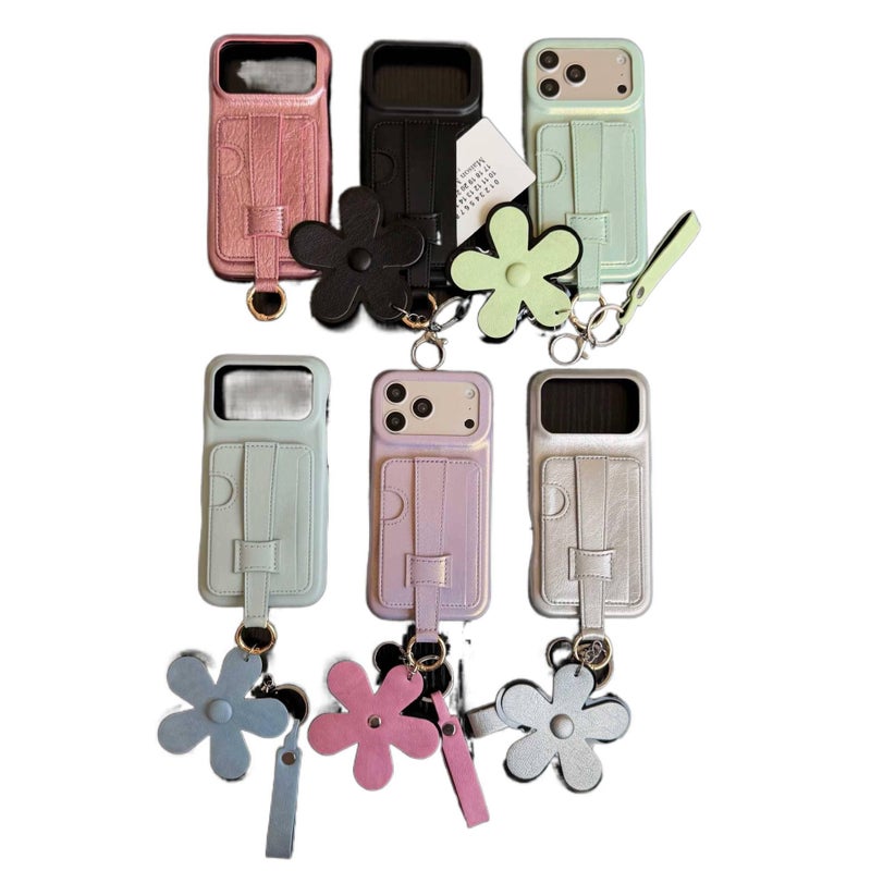 غطاء واقي | مقاوم للصدمات لـ iPhone 17 / 17 Air / 17 Pro / 17 Pro Max | حامل بطاقات | حماية من السقوط | سيليكون - Image 2
