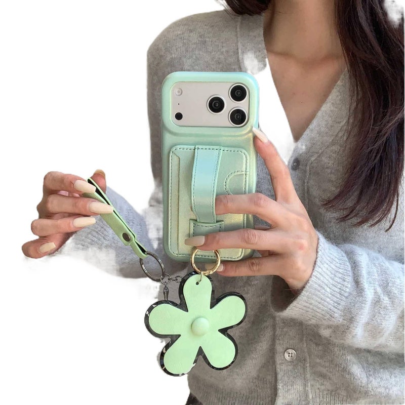 غطاء واقي | مقاوم للصدمات لـ iPhone 17 / 17 Air / 17 Pro / 17 Pro Max | حامل بطاقات | حماية من السقوط | سيليكون - Image 3