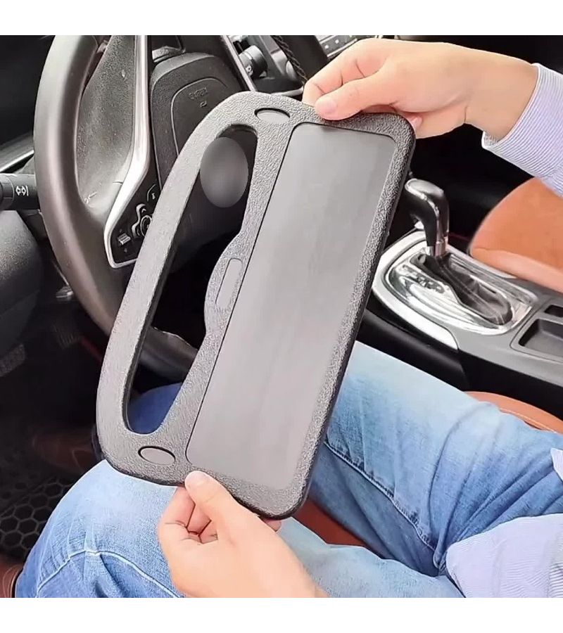 2in1 Steering Wheel Tabletop Car Desk Tray for Laptops Tablets Phones - Image 3