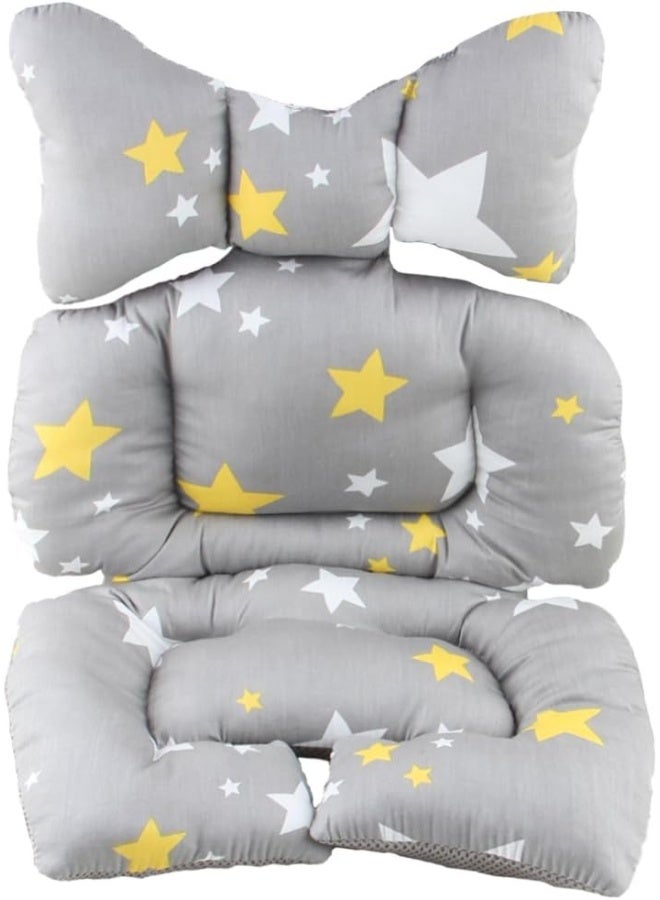 KAKIBLIN Toddler Car Seat Insert, Baby Stroller Liner Head and Body Support Pillow - Image 1