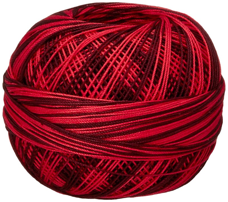 Handy Hands Lizbeth Egyptian Cotton Crochet Thread, Tatting Thread, and Knitting Thread Lace Size 20 (25 Grams 210 Yards) – HH20147, Red Burst - Image 3