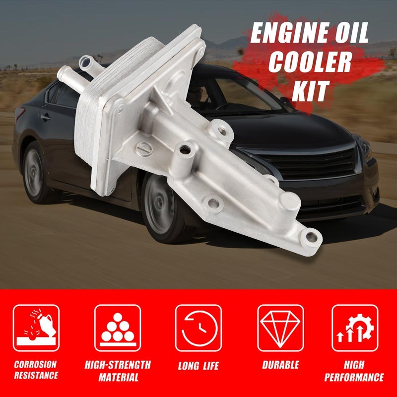 RANSOTO Engine Oil Cooler Kit for Nissan Altima, Sentra, Rogue 2.5L (2007-2013) - Image 2