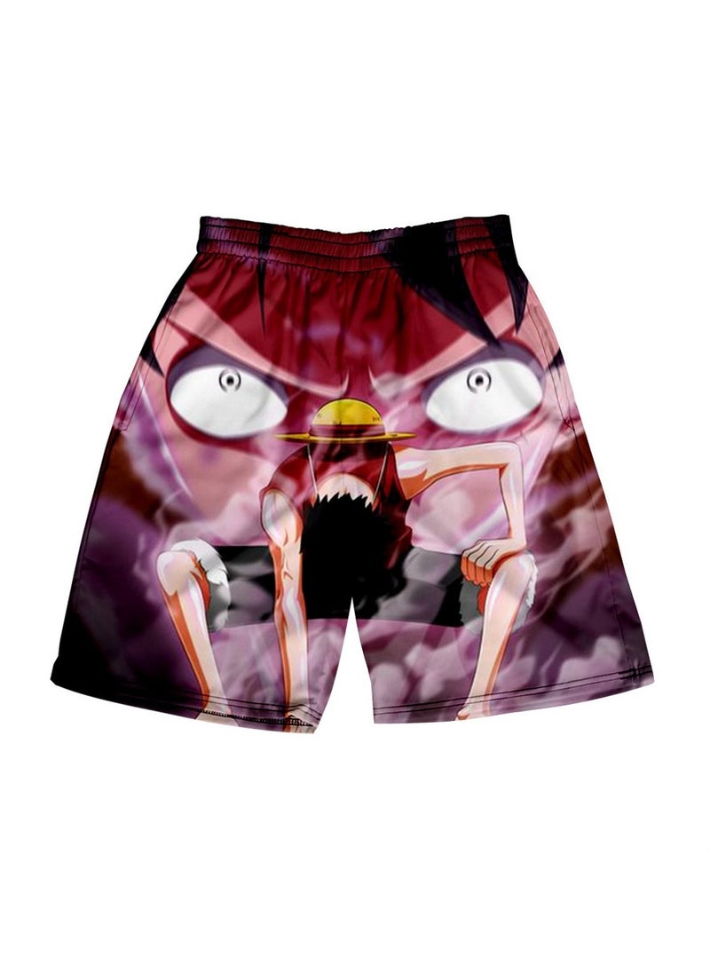 KUYING Summer One Piece Loose Home Five Guarter Shorts  - Image 1