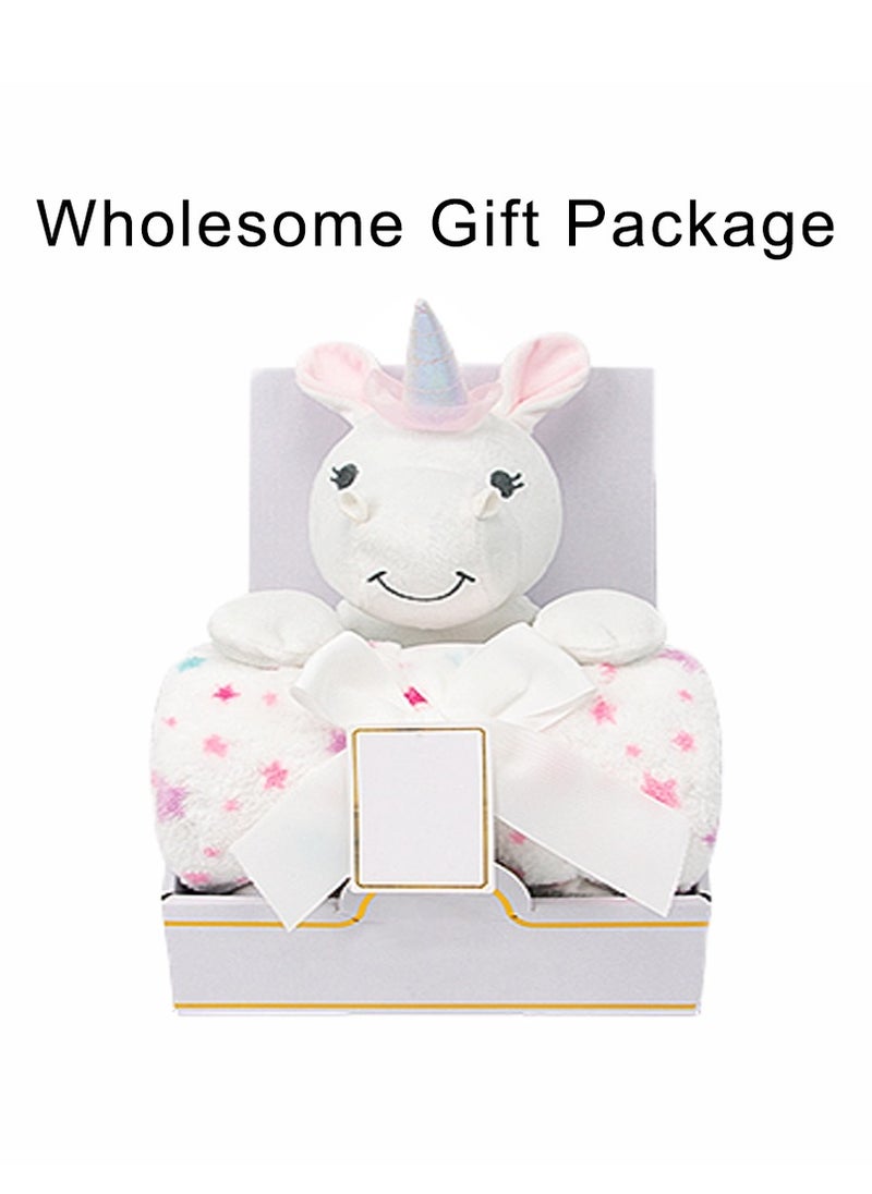 Cuddly Toy and Blanket Gift Set For Newborn 100 X 75 cm - Unicorn - pzsku/ZF447268A2013AD9837F2Z/45/_/1740404196/01b56b77-4cf3-46ce-a24e-71d9f5001c04