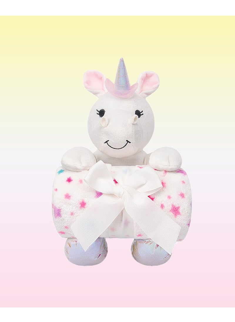 Cuddly Toy and Blanket Gift Set For Newborn 100 X 75 cm - Unicorn - pzsku/ZF447268A2013AD9837F2Z/45/_/1740404198/7d9a1790-2c35-44f3-8ed9-bec0a7d8b5d1