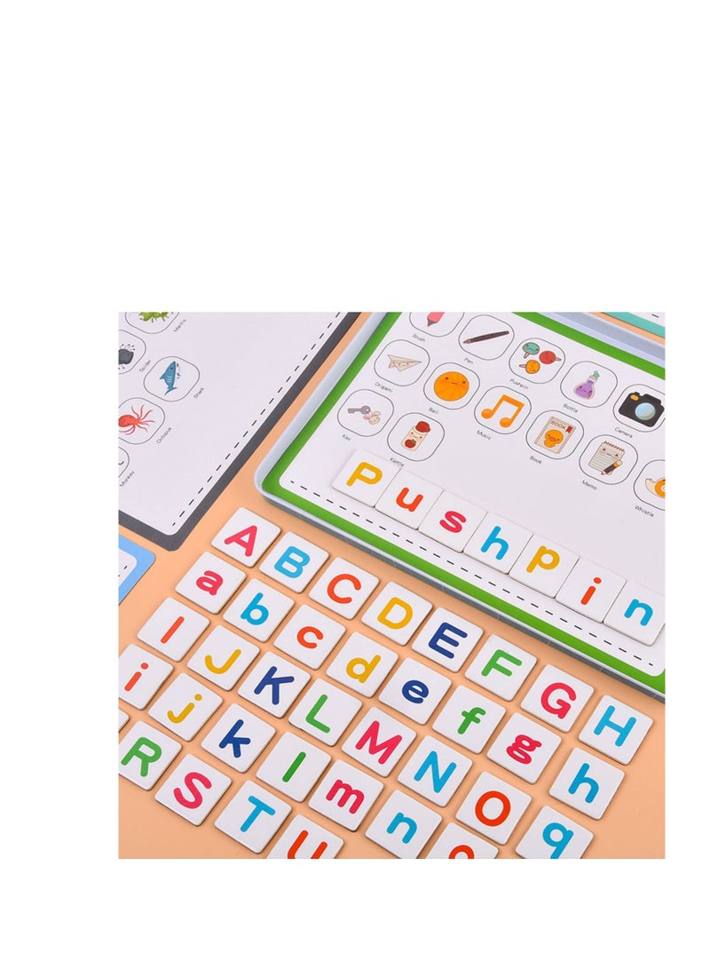 SYOSI Magnetic Letters and Numbers Alphabet ABC Fridge Magnets Flash Cards Preschool Learning Spelling Toys for 3 4 5 6 Years Old Kids Toddlers Boy Girl  - Image 4
