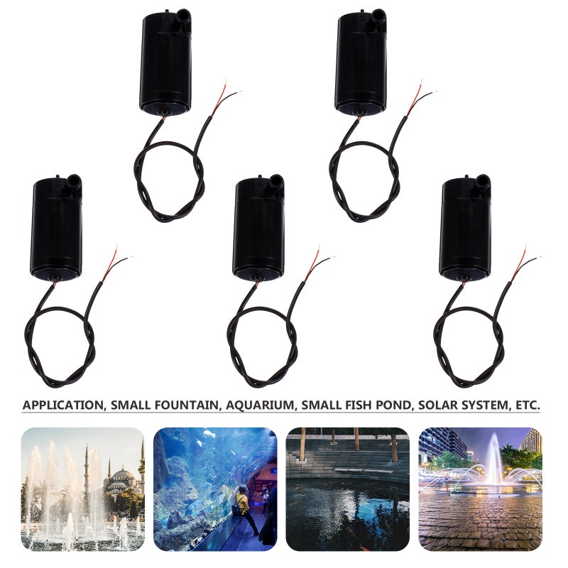 10 Pcs Mini Water Pump DC Water Pump for Aquarium Fountain Low Noise - Image 5