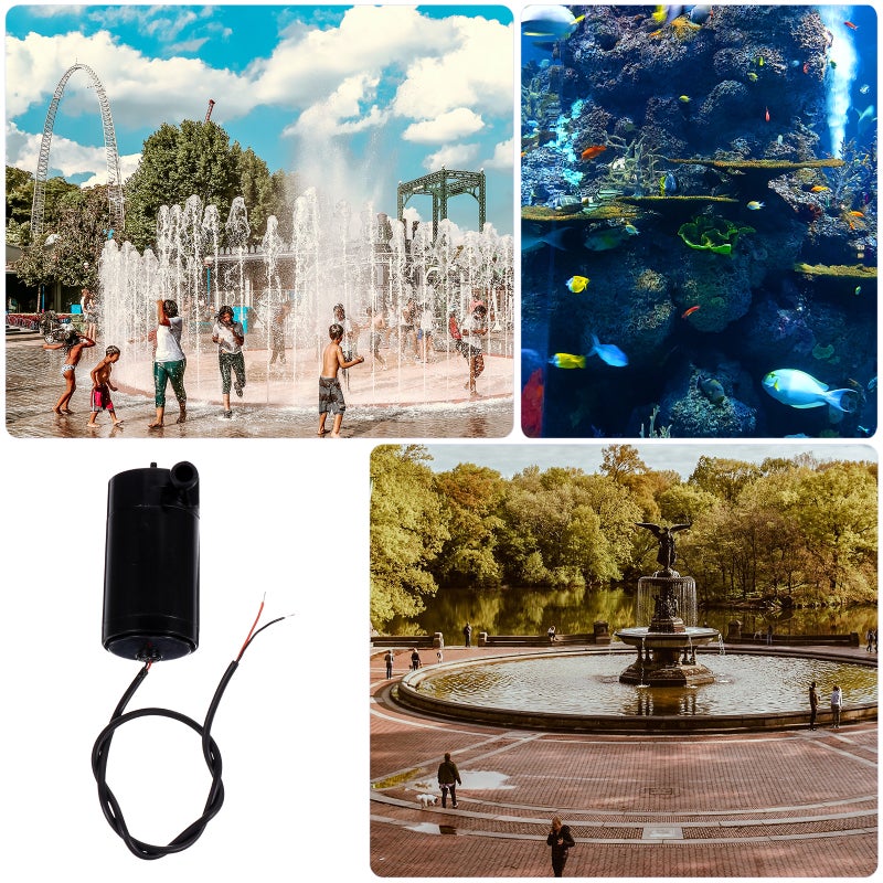 10 Pcs Mini Water Pump DC Water Pump for Aquarium Fountain Low Noise - Image 2