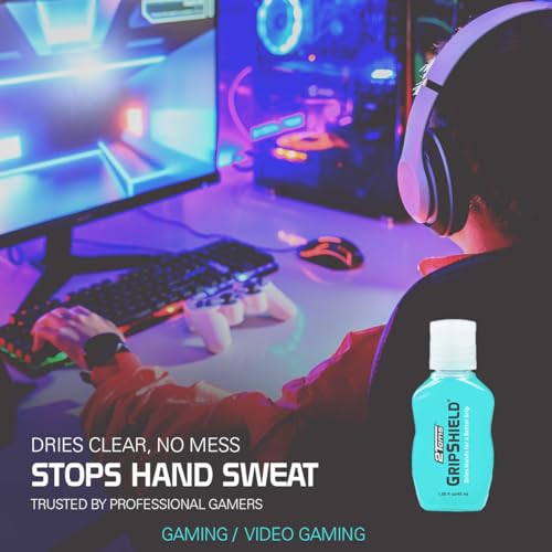 2Toms GripShield, Non-Sticky Grip Enhancer, Dry Grip Solution for Sweaty Hands, Tennis, Pickleball, Golf, Pole Dancing, and Gaming, 1.5 Ounces, 3 Bottles - Image 5