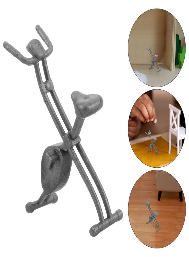 JOINPAYA Miniature Dollhouse Gym Equipment Exercise Bike 1.37In Tiny Indoor Fitness Model for DIY Dollhouse Accessories - Image 4