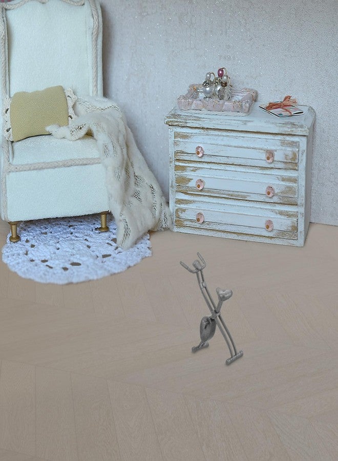 JOINPAYA Miniature Dollhouse Gym Equipment Exercise Bike 1.37In Tiny Indoor Fitness Model for DIY Dollhouse Accessories - Image 5