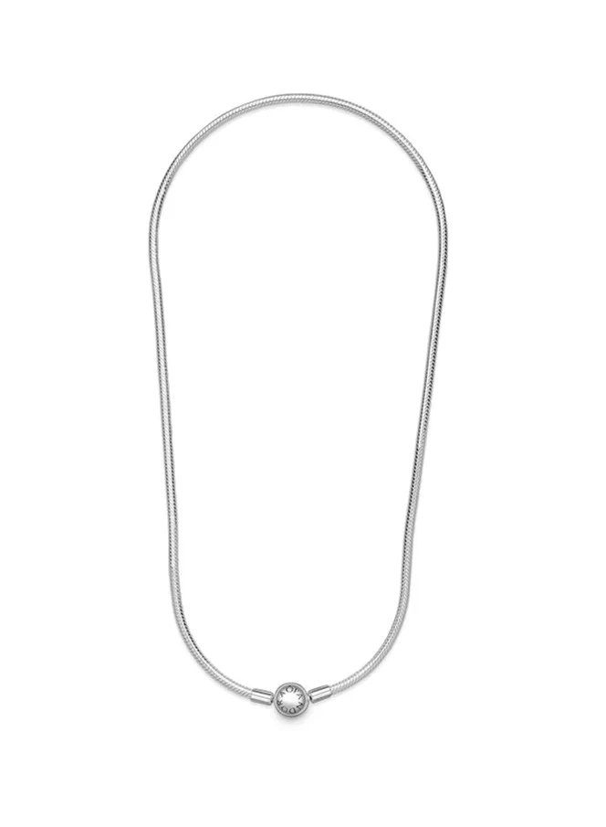 PANDORA PANDORA Iconic Snake Chain Charm Necklace 590742HV
