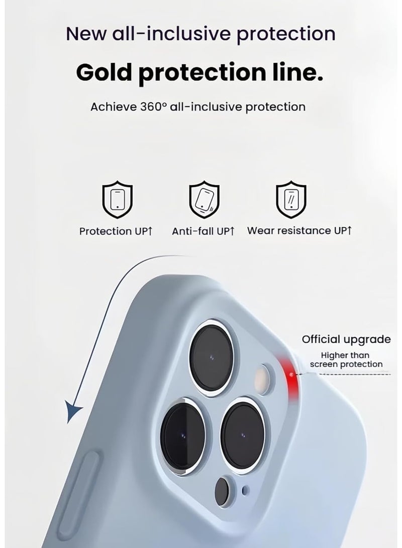 عام غطاء متوافق مع وان بلس إيس 6، [متوافق مع ماج سيف]، سيليكون سائل رفيع ناعم، حماية كاملة للكاميرا، غطاء بسيط بلون موحد. - Image 3