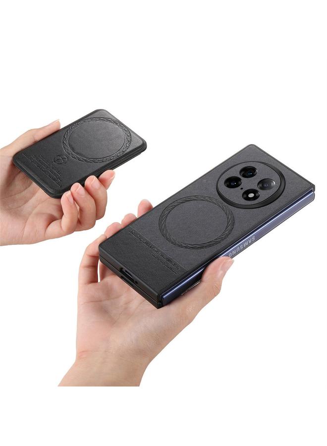 اس-توب جراب لهاتف OPPO Find N5 مصنوع من الجلد الصناعي مع حقيبة بطاقات وغطاء خلفي مغناطيسي للهاتف - Image 4