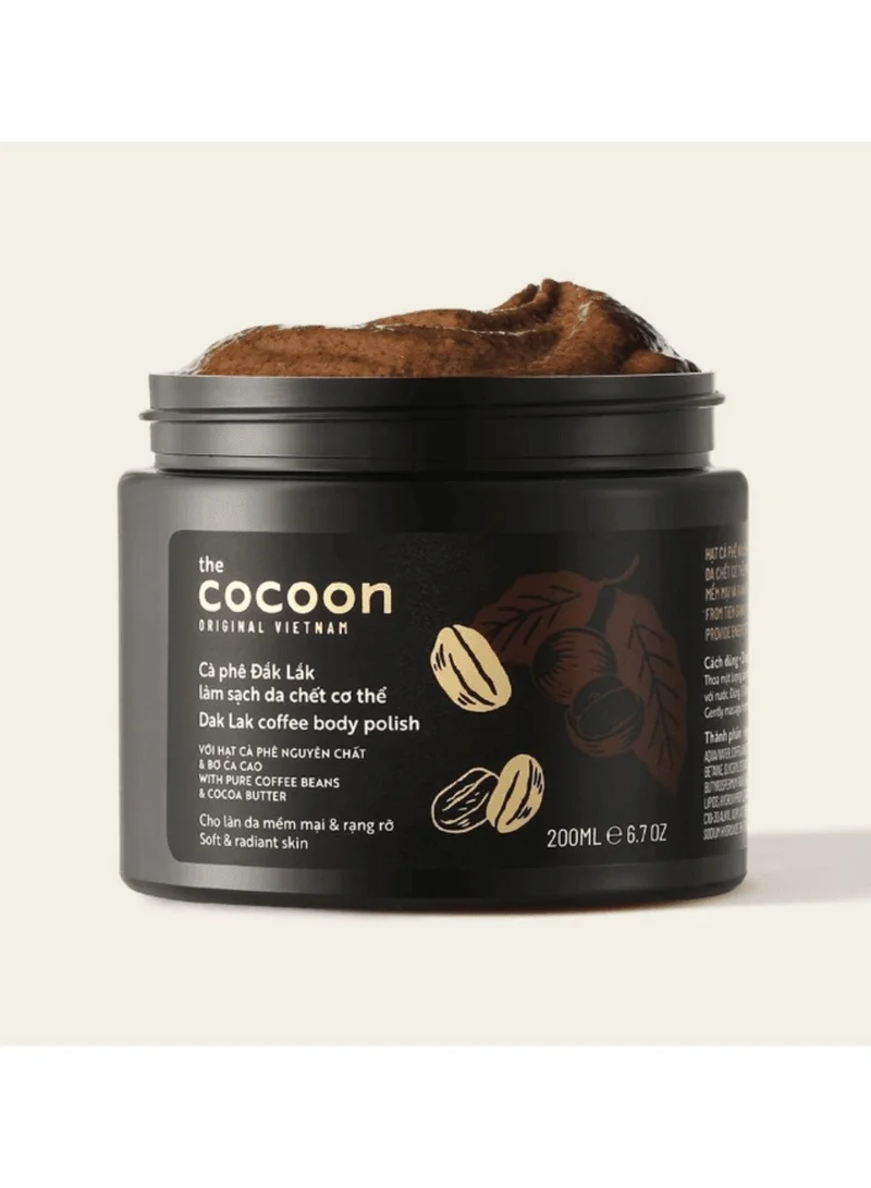 The Cocoon Original Vietnam Dak Lak Coffee Body Polish - 200ml