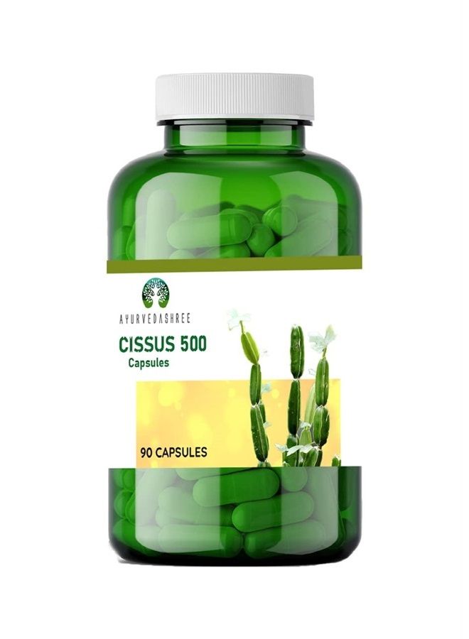 AYURVEDASHREE Asthishrunkala Powder Capsules Cissus quadrangularis 90 Capsules 500mg - Image 1