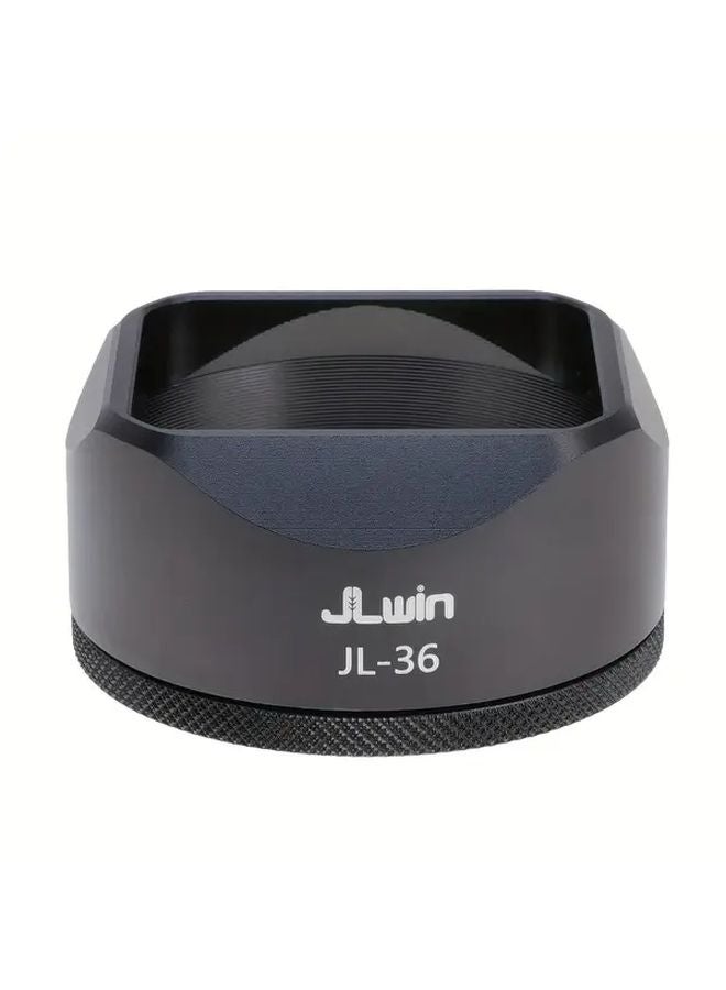 Silver Lens Hood Compatible with Fujifilm X100VI X100V X70 X100F Camera - Image 5