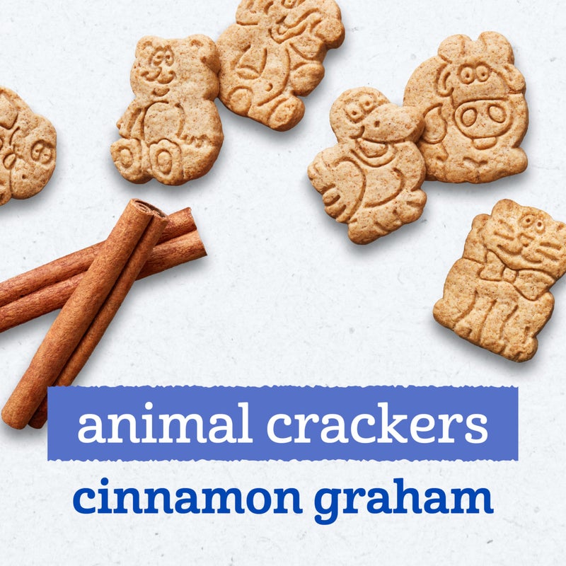Gerber Animal Crackers, Snacks for Toddlers, Toddler Crackers, Vitamin E, Iron, Finger Foods, 4PK - Image 2