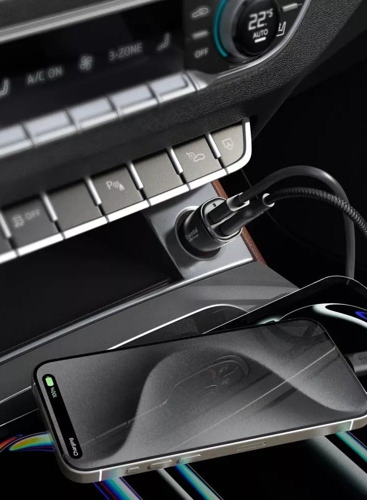 RAYON 48W PD-QC3.0 QUICK CAR CHARGER WITH PD CABLE - Image 2