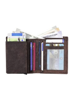 Urban URBAN FOREST Zenon Vintage Brown Metal Card Holder Wallet for Men  - Image 3