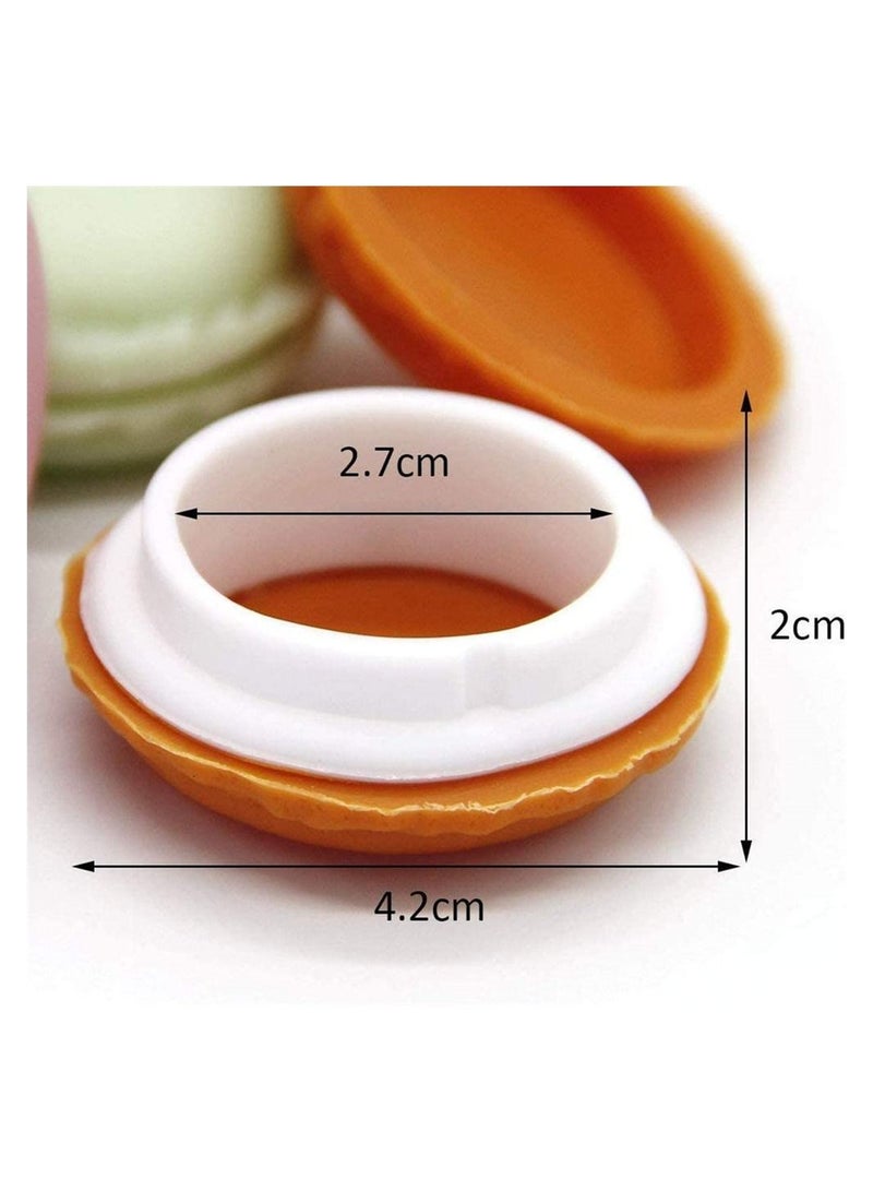 Y&D 6pcs Macaron Box Cute Jewelry Organizer, Portable Travel Candy Organizer Container Earrings - Image 3