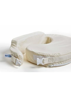 My Brest Friend Organic Cotton Deluxe Nursing Pillow Cover - Slipcovers For Baby - Adjustable Fit, Easy Care, Durable - Original Nursing Pillow Not Included, Organic Cream  - Image 2
