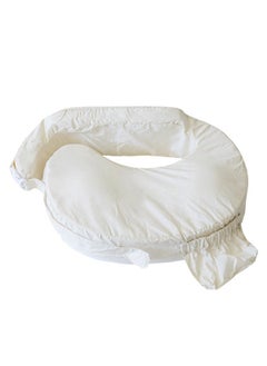My Brest Friend Organic Cotton Deluxe Nursing Pillow Cover - Slipcovers For Baby - Adjustable Fit, Easy Care, Durable - Original Nursing Pillow Not Included, Organic Cream  - Image 1