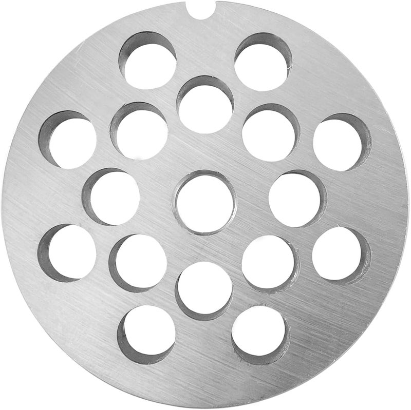 OUSTUE #12 Stainless Steel Meat Grinder Plate Discs Blades Compatible with FGA Food Chopper and Hobart, Cabelas, Weston, LEM, MTN Meat Grinders,Cutting Disks Heavy Duty (2/5 Hole Plate) - Image 1