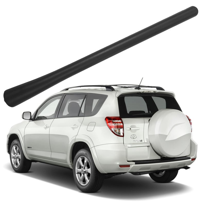 MINILAOMA Toyota 7 Inch Rubber Antenna Wash Proof Copper Coil Mast Replacement for Matrix 20092010 RAV4 20092016 Venza 20092017 - Image 2