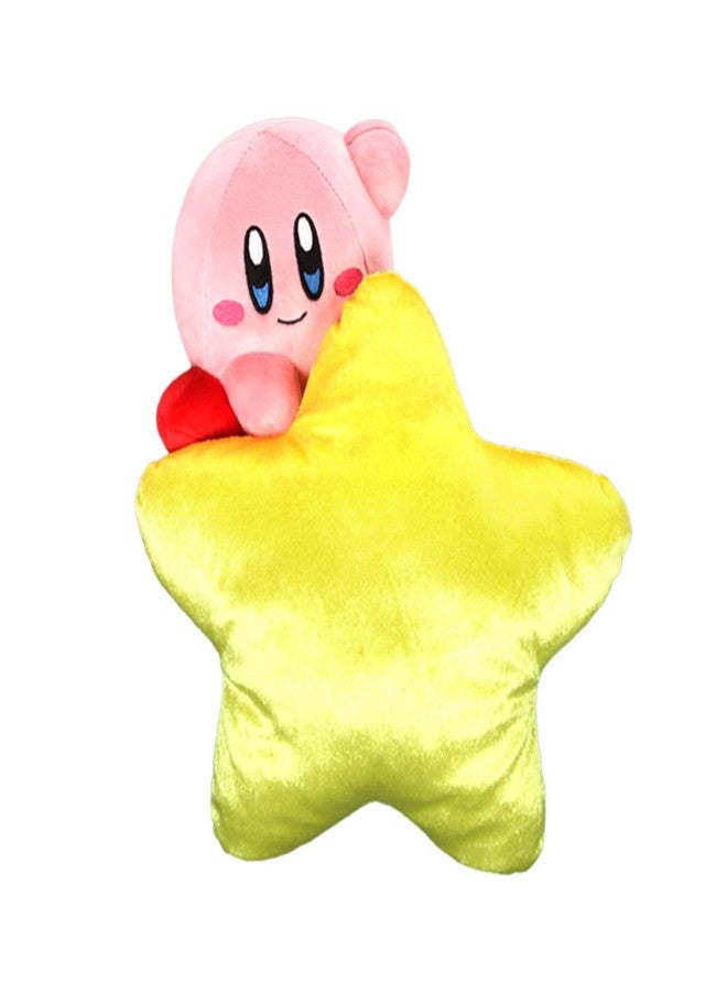 Furyu Kirby Star Grip Collectible Plush 10.5" - Authentic Japanese Character Plush for Display or Decor - Image 2