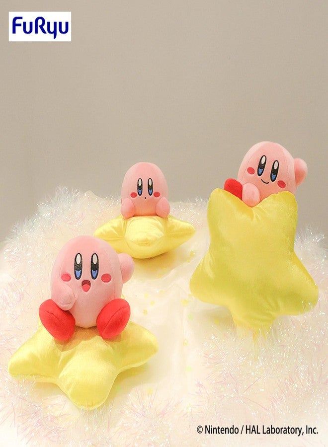 Furyu Kirby Star Grip Collectible Plush 10.5" - Authentic Japanese Character Plush for Display or Decor - Image 3