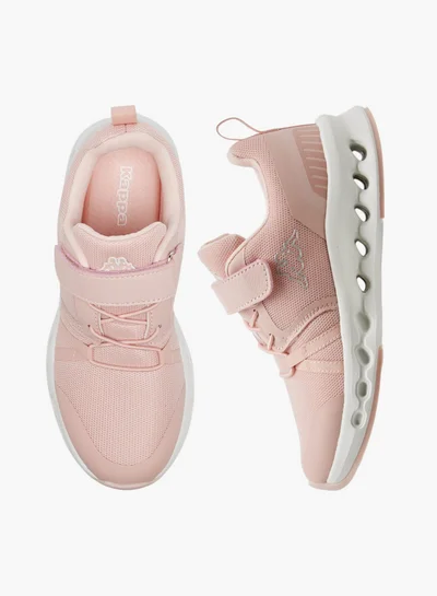 كابا Girls' Textured Sports Shoes with Hook and Loop Closure
