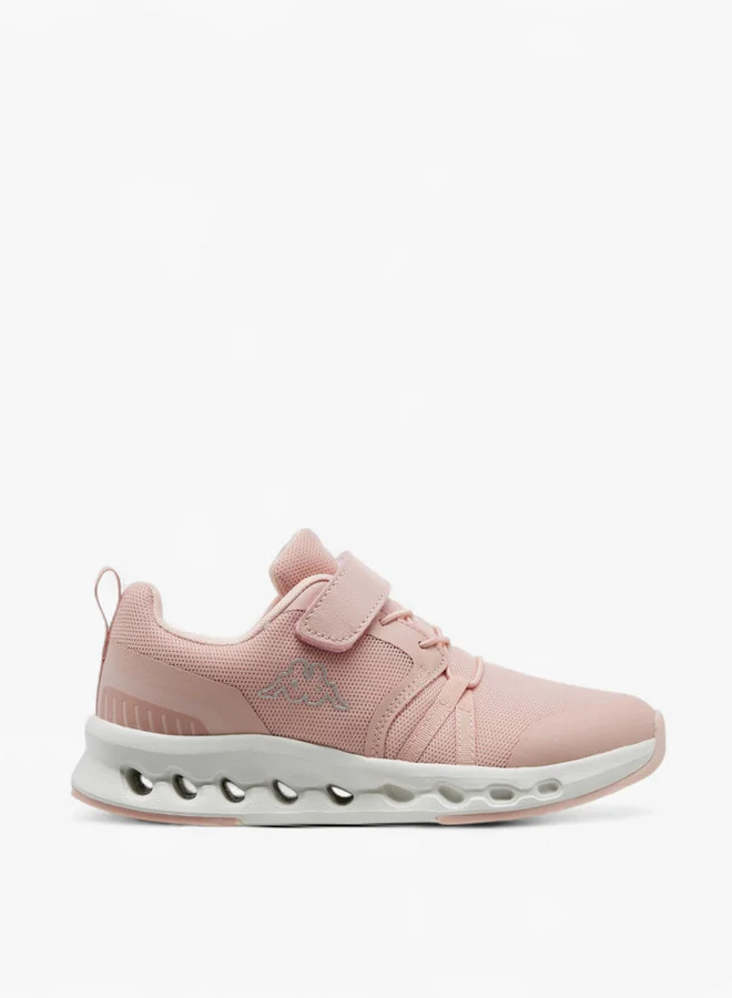 كابا Girls' Textured Sports Shoes with Hook and Loop Closure