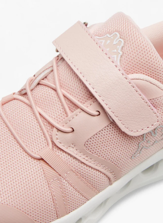 كابا Girls' Textured Sports Shoes with Hook and Loop Closure