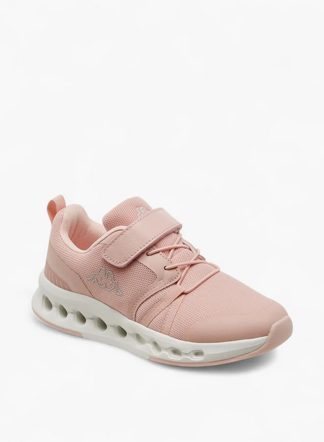 كابا Girls' Textured Sports Shoes with Hook and Loop Closure
