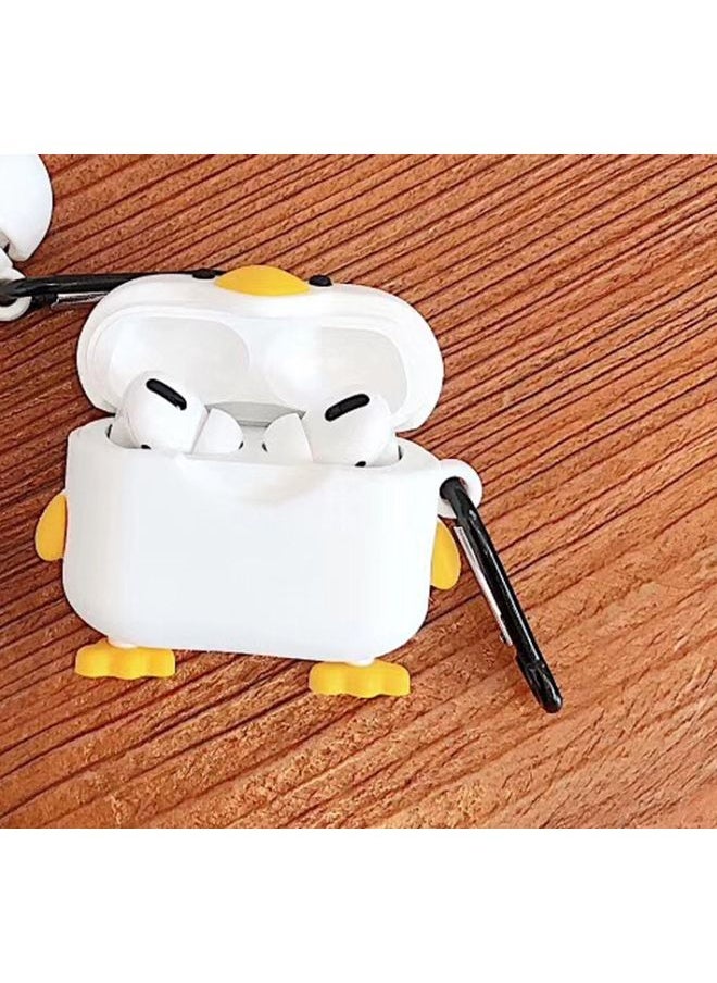 Generic Case Cover For Apple AirPods Pro Cute Duck Bluetooth Headphone Protective Case 