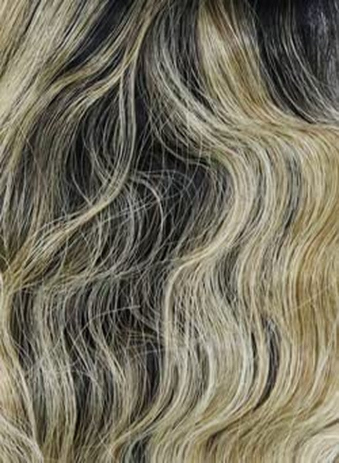 أوتر شعر مستعار قصير من نوع Outre Quick Weave Half Wig Cap Lays Flat Wig KAYLEY (DR2/BLSDBL) - Image 2