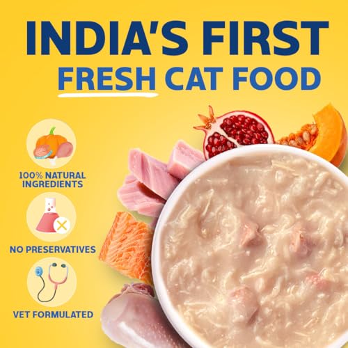 Smylo Adult Wet Cat Food Trial Box (1+ Yrs) with Fish & Chicken Broth | Chicken, Tuna & Mackerel Recipes | Grain Free, No Preservatives | Omega 3 & 6 for Shiny Fur | Wet Food for Cats, Cat Food Topper - Image 3