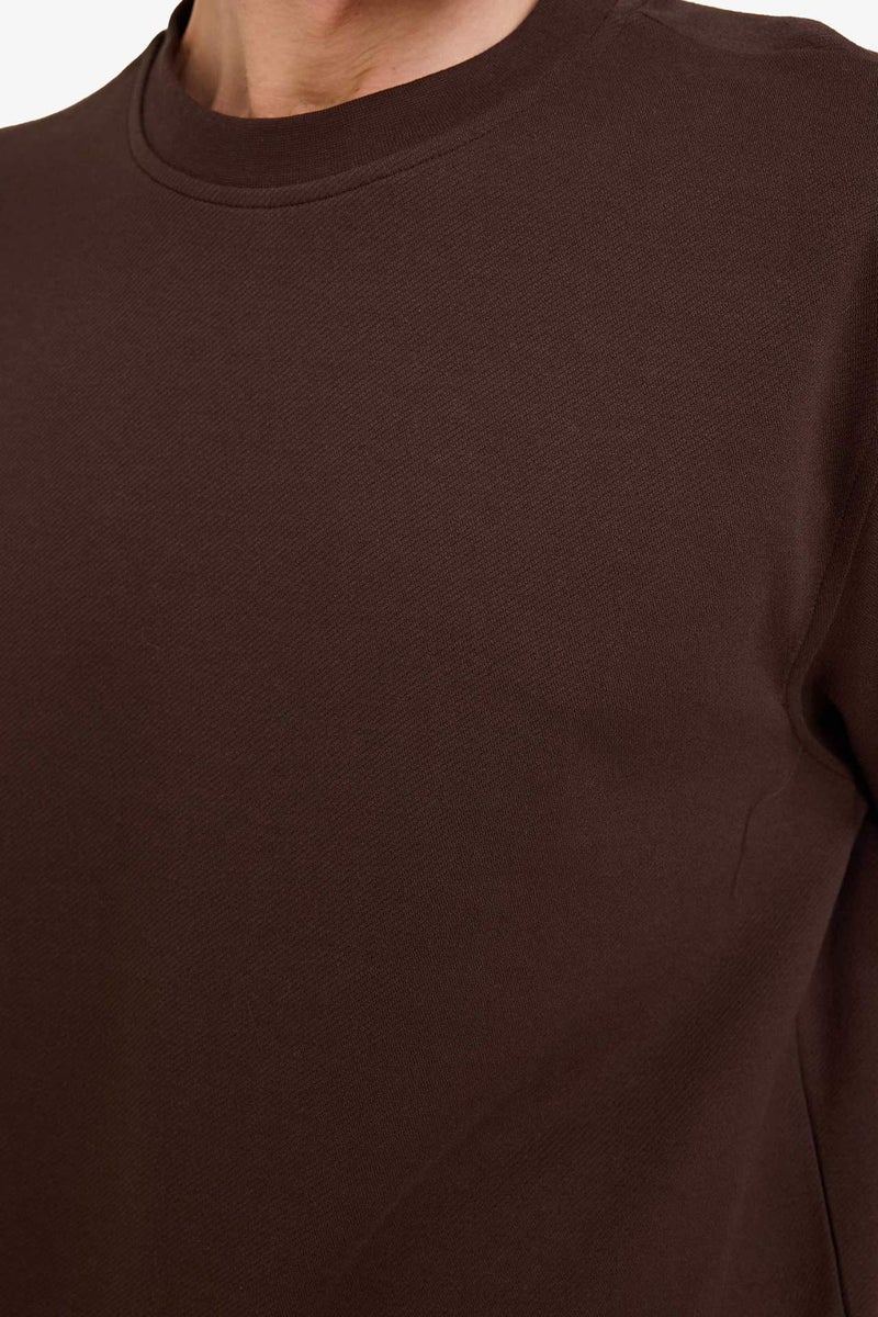 DeFacto Basic Crew Neck Sweatshirt - Image 4