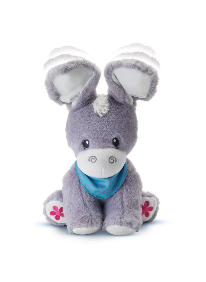 KiddoLab Peek-A-Boo Donkey: Soft Stuffed Animal Toy For Infants 6-18 Months With Moving Ears, Songs, Tunes & Lullabies  - Image 1