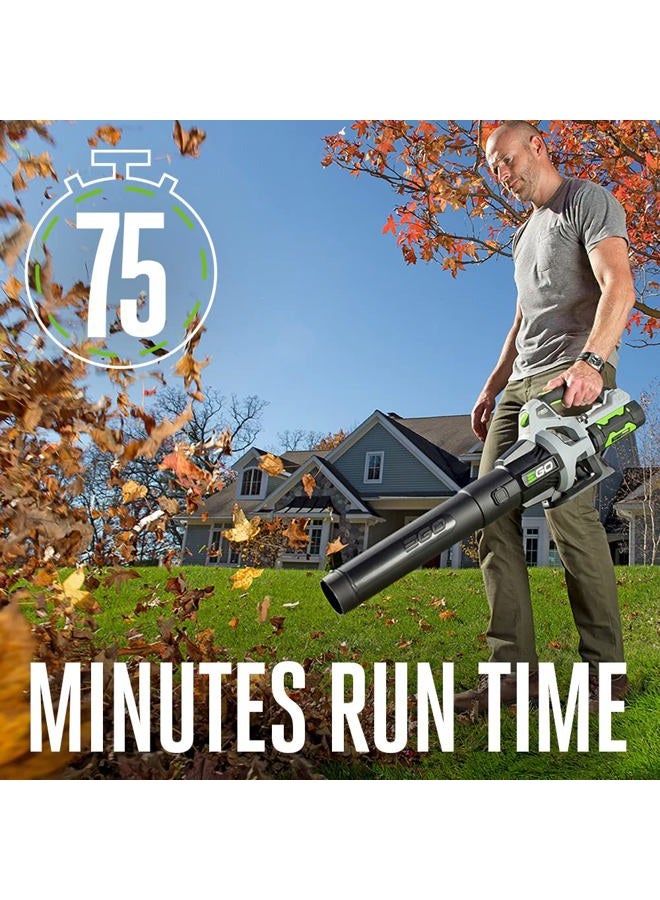 EGO Power+ LB5302 3-Speed Turbo 56-Volt 530 CFM Cordless Leaf Blower 2.5Ah Battery and Charger Included - Image 4