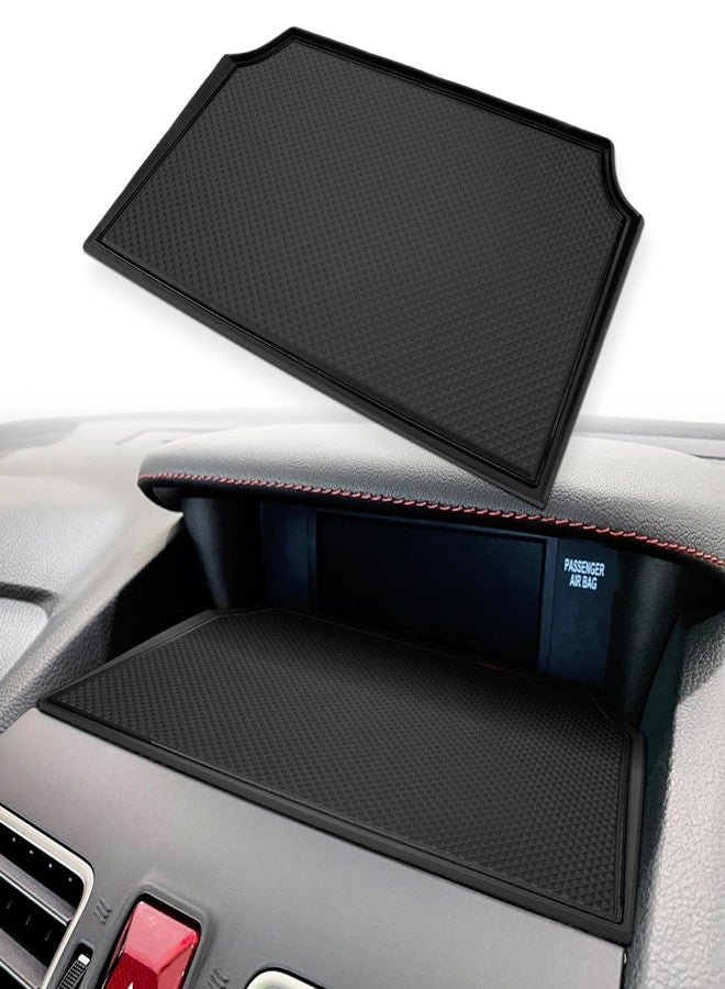 Auovo Dashboard Mats Compatible with Subaru Crosstrek Accessories 2012-2017 Forester 2014-2018 XV Impreza 2012-2016 Car Interior Silicone Dash Pad Liner Tray (Black) - Image 1