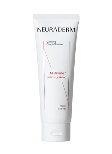 Calming Foam Cleanser, Gentle Daily Creamy Foaming Mild pH Fash Wash to Refresh Soothe Hydrate and Purify Whitehead and Blackhead (100ml, 3.38 fl.oz)